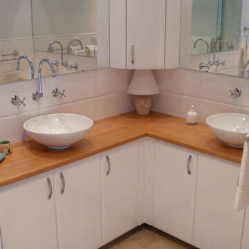wash area benchtops